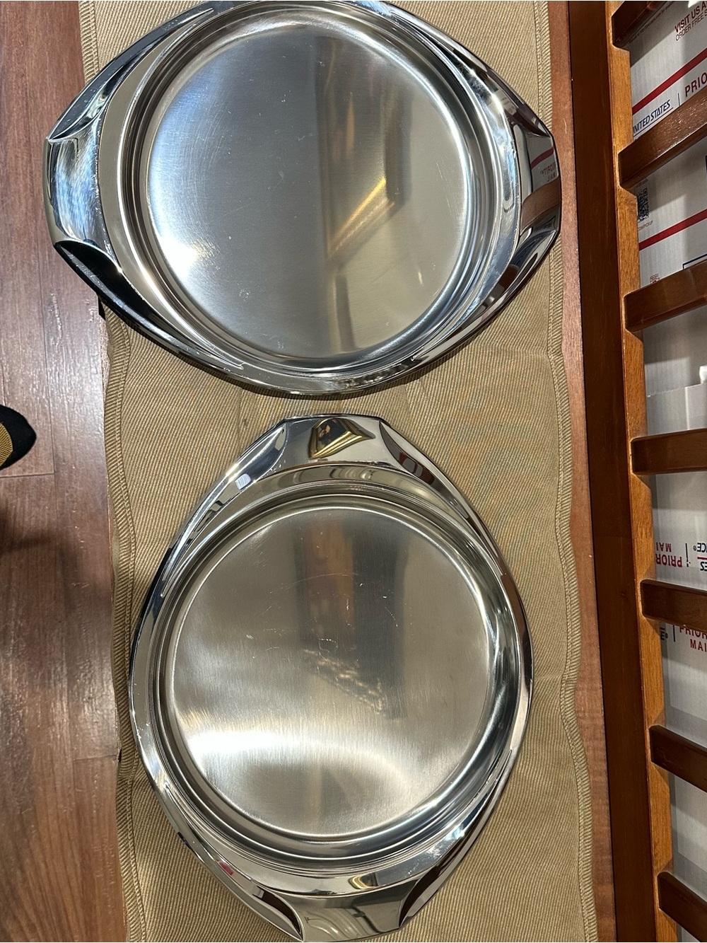 Stainless Steel Serving Trays - Silver - Picture 9 of 10